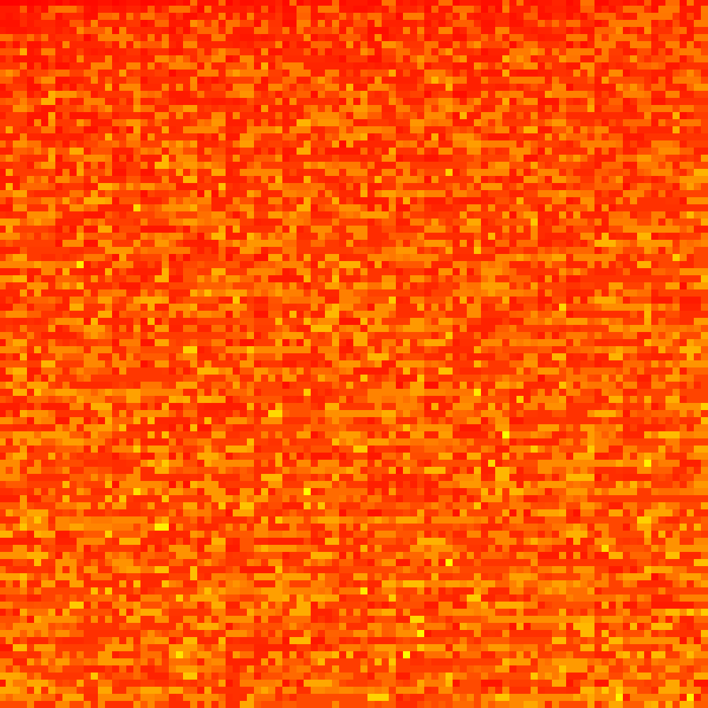 Collatz Conjecture Art (100x100 Heat)